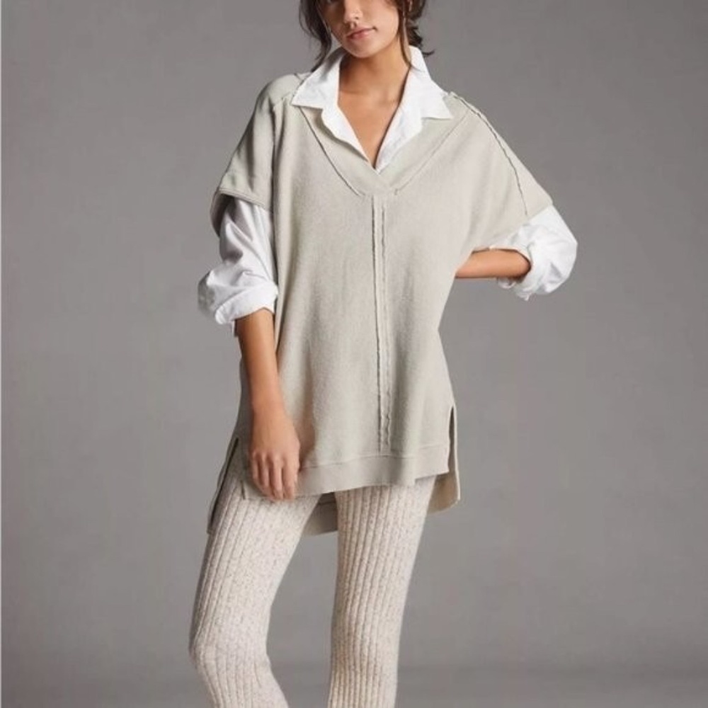Anthropologie Pilcro, Beige Tunic, Size XXS
